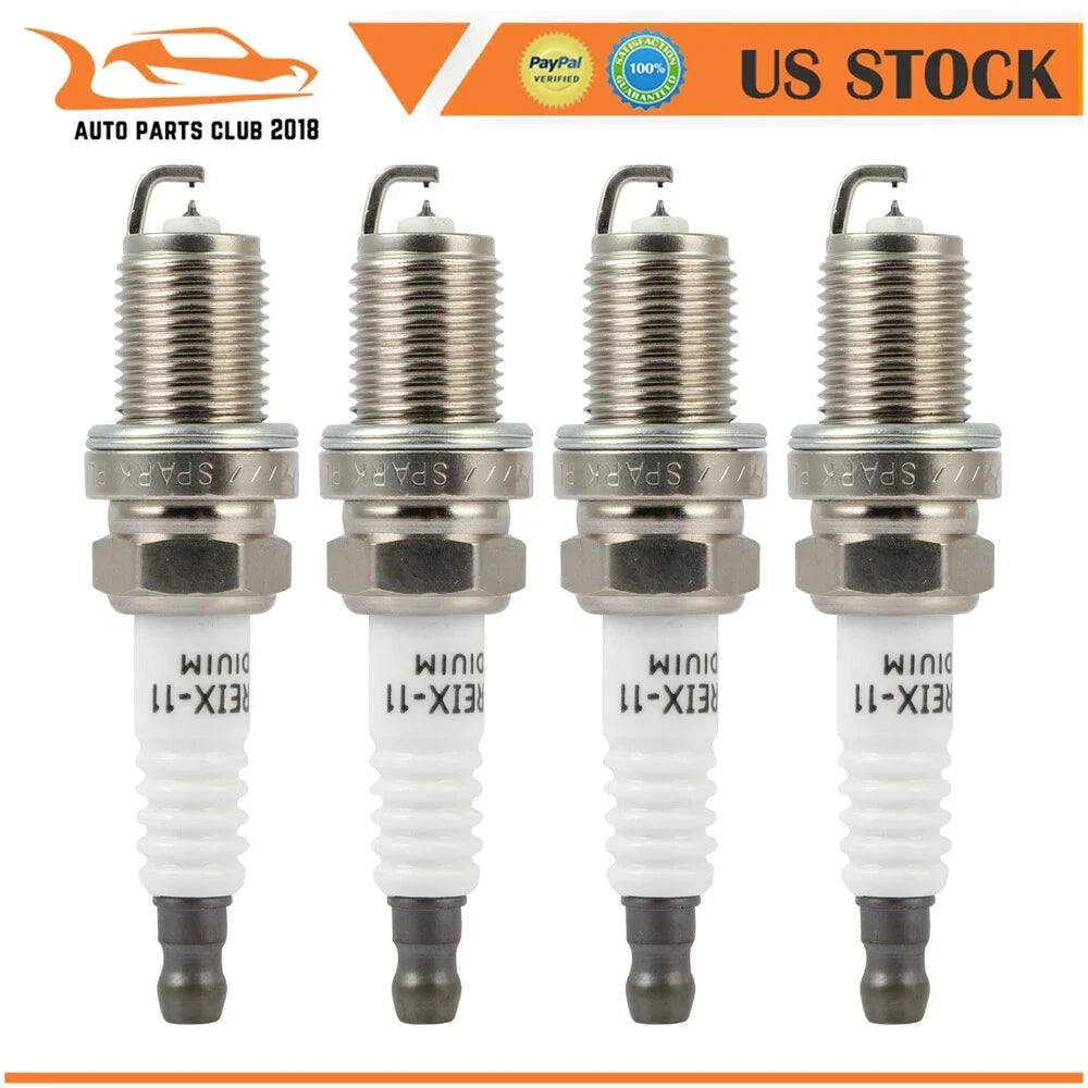 Set of 4 Iridium Spark Plugs for Suzuki Aerio (2002–2007)