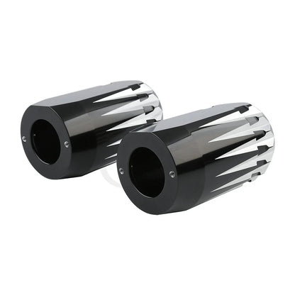Aluminum Upper Fork Slider Covers for Harley Road King Electra Glide (1984–2013)