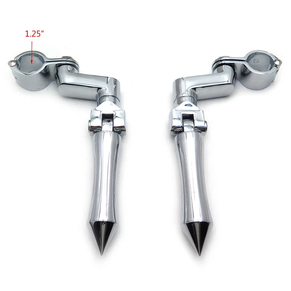 Chrome Slender FootPeg for Harley Sportster Dyna Touring Softail