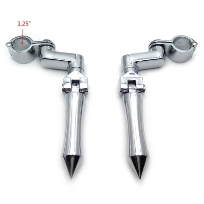 Chrome Slender FootPeg for Harley Sportster Dyna Touring Softail