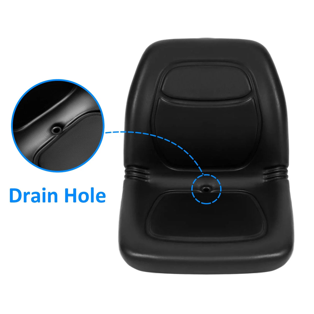Drain Hole Black Gator Seats for Diesel TX Turf 6X4 (2010–2019)