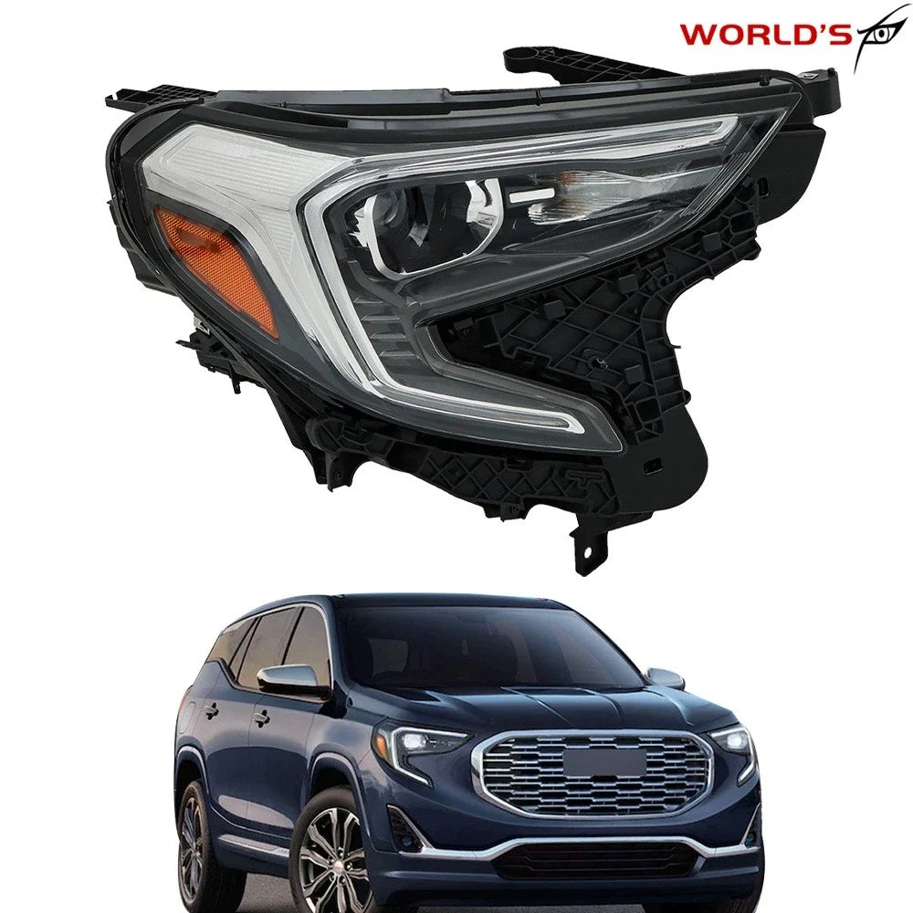 HID Headlight Assembly for GMC Terrain (2018–2021) Chrome Housing Right