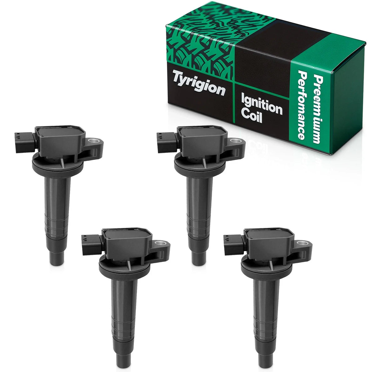 Set of 4 Ignition Coils for Toyota Echo Prius Yaris Scion Xa Xb (2000–2015) 90919-02240