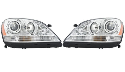 Bi-Xenon Headlights Front Set for Benz W164 ML500 ML350 2006-2011