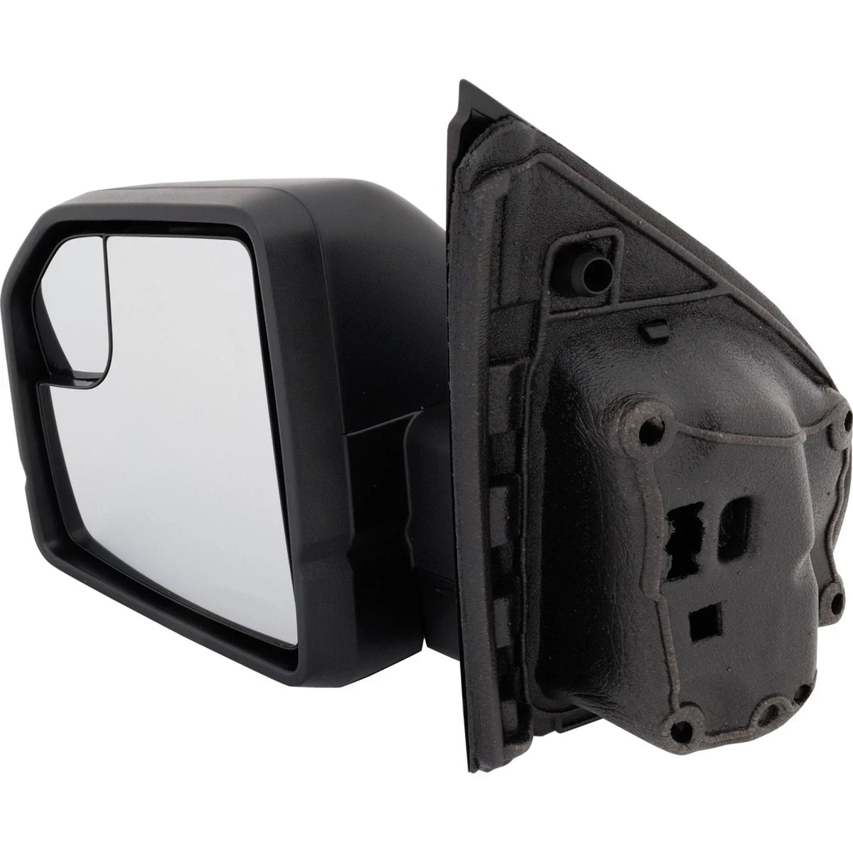Textured Black Driver Mirror for 2015-2020 Ford F-150, Manual Control