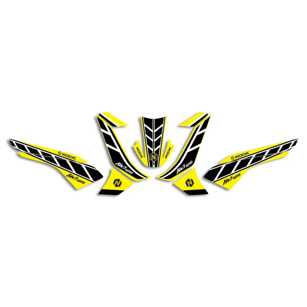 Team Graphics Decals Stickers Kit for Yamaha Zuma 125 BWS 125 YW125 (2009–2014)