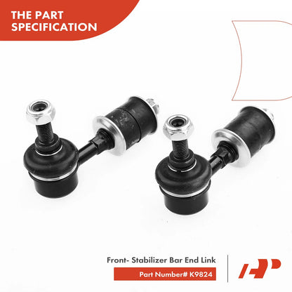 8-Piece Front Ball Joint and Sway Bar Link Set for Nissan Maxima 1995-1999