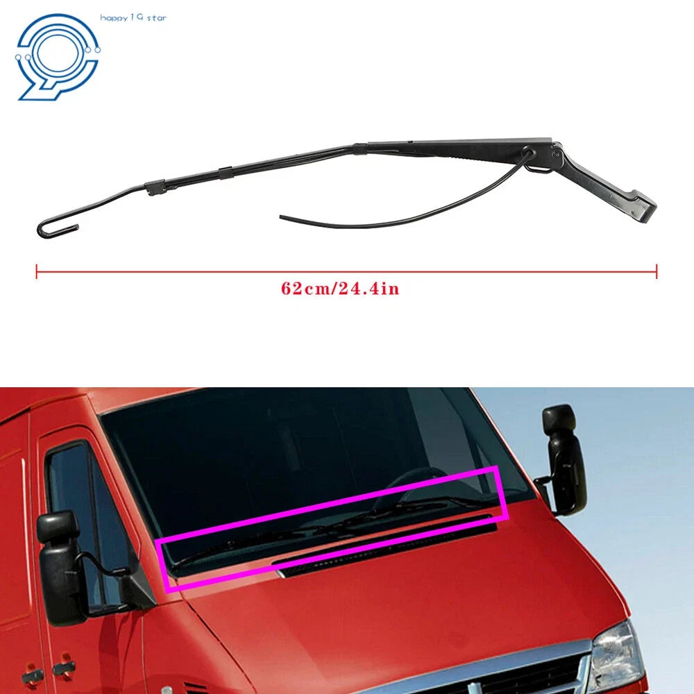 Front Left Wiper Arm for Dodge Sprinter 2500 3500 (2002–2018) Black