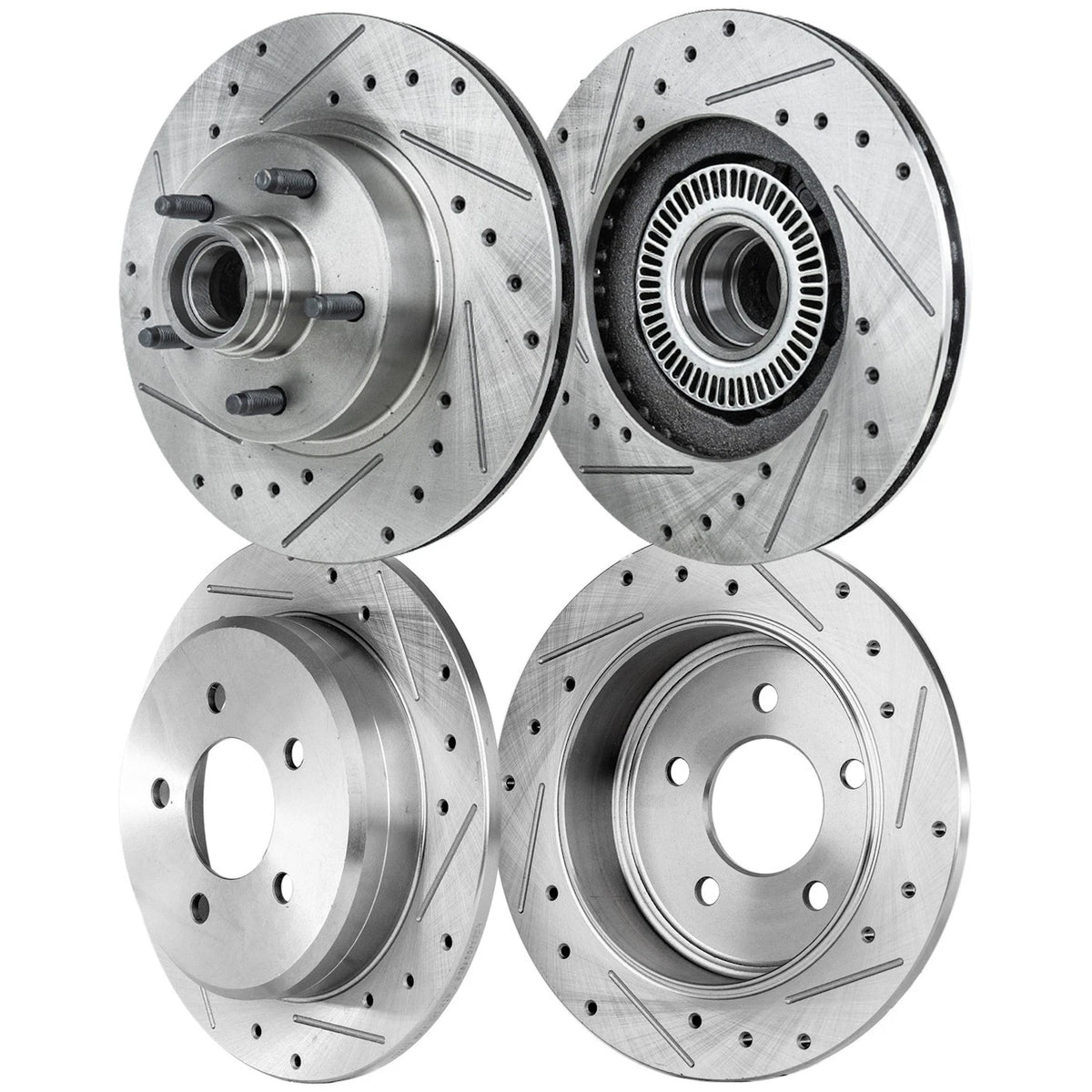 Front & Rear Brake Disc Rotors for Ford Ranger, Explorer, Mercury Mountaineer (1998–2010)