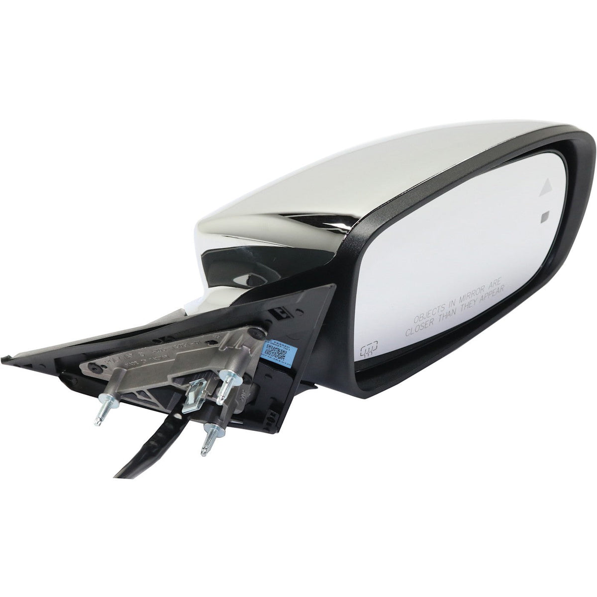 Manual Folding Heated Chrome Right Power Mirror for Chrysler 300 2011-2018