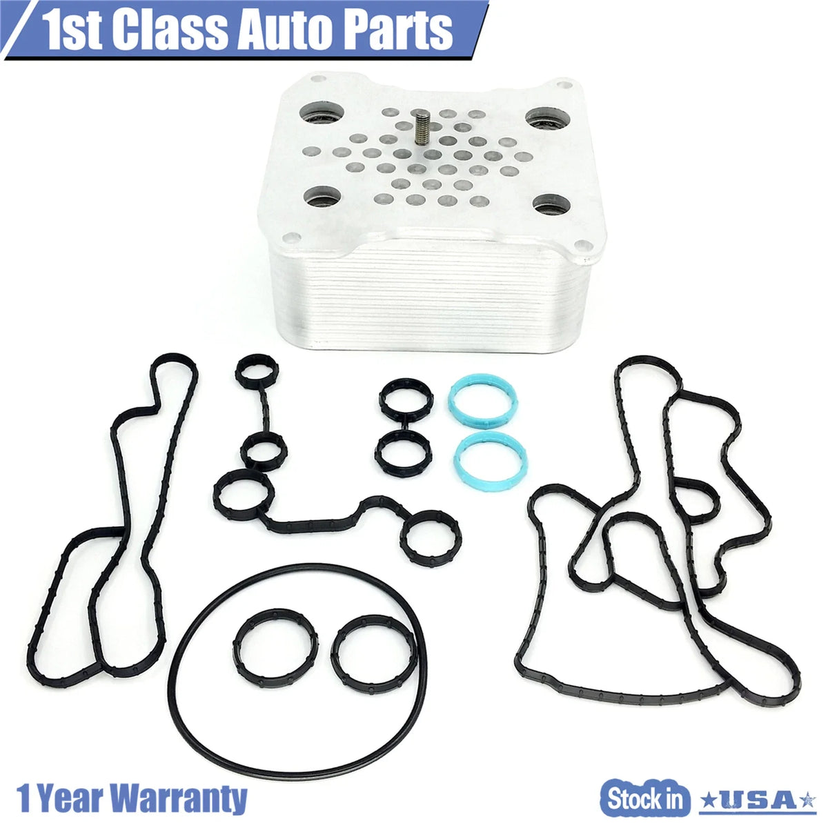 Oil Cooler with Gasket for Ford F250 F350 F450 (2008–2010)