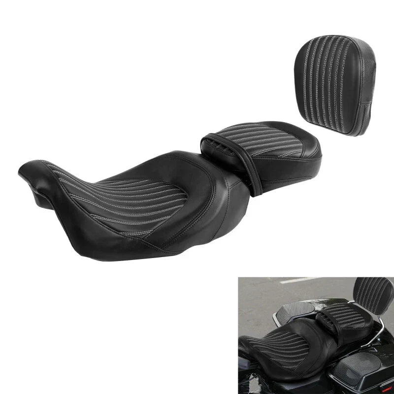 Backrest Seat for Driver and Passenger Harley Electra Glide 2009-2023