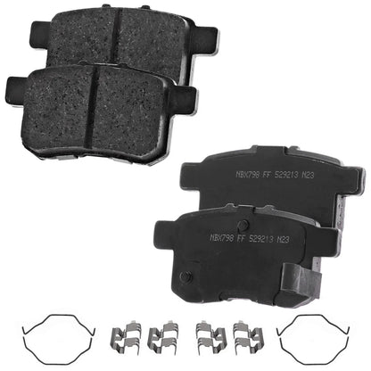 Rear Brake Disc and Pad Kit for Honda Accord (2008–2017) Ceramic