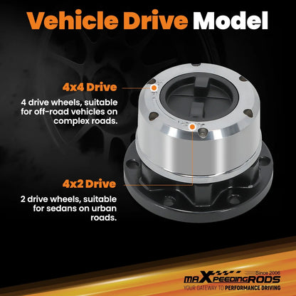 Locking Hubs Pair for Tracker (1989-1997) & Samurai (1986-1991)