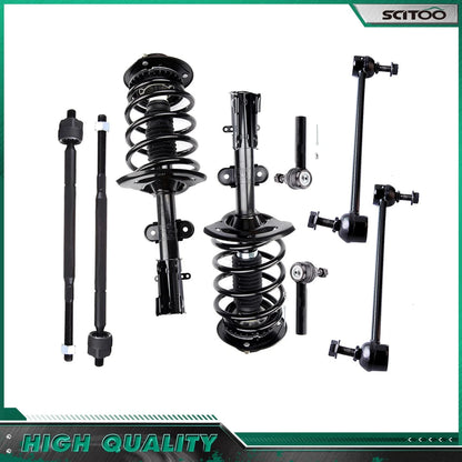 8pc Front Strut Assembly with Coil Springs for Chrysler Pacifica 2004-2008