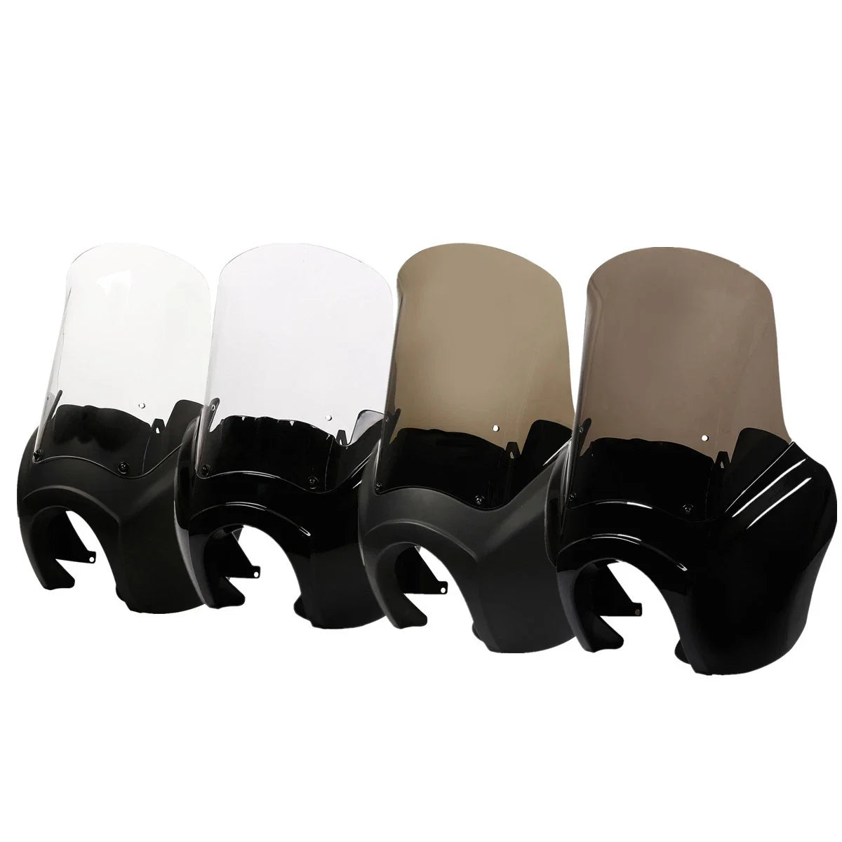 Front Upper Fairing with 15'' Windshield for Harley Dyna 2006-2017