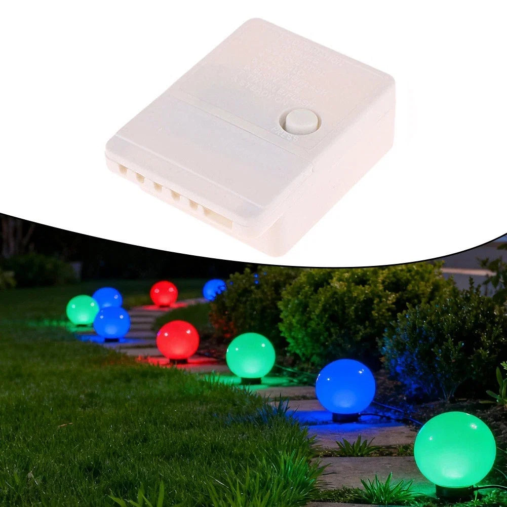 LED String Dimmer with Knob for Ribbon Strip Lighting (8 Modes)