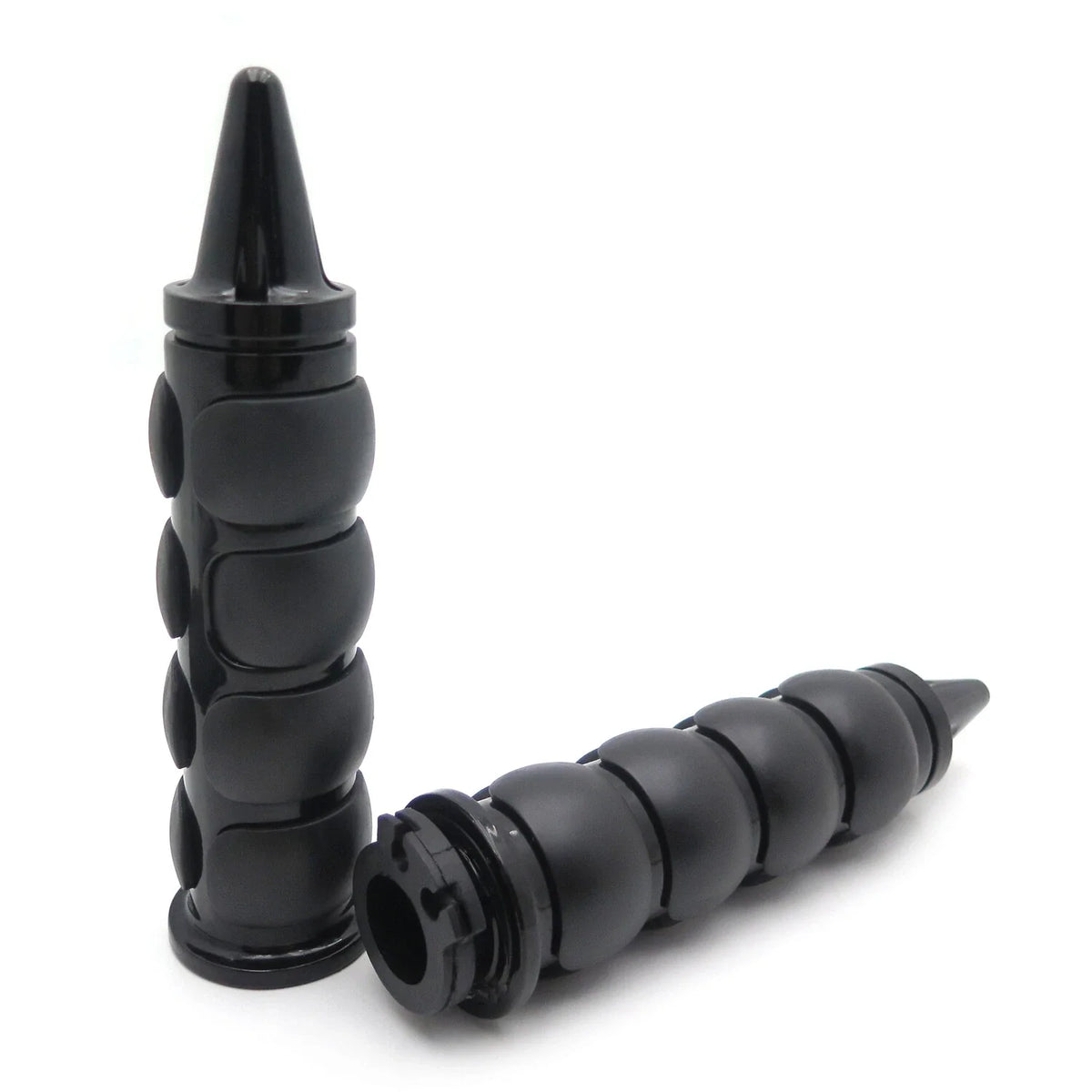 Black Handlebar Grips 1" 25mm for Harley Davidson XL 2000-2023 - Pair