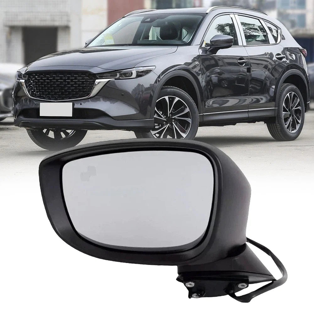 Left Driver Side Mirror for Mazda CX-5 (2017–2022) 7 Pin Blind Spot