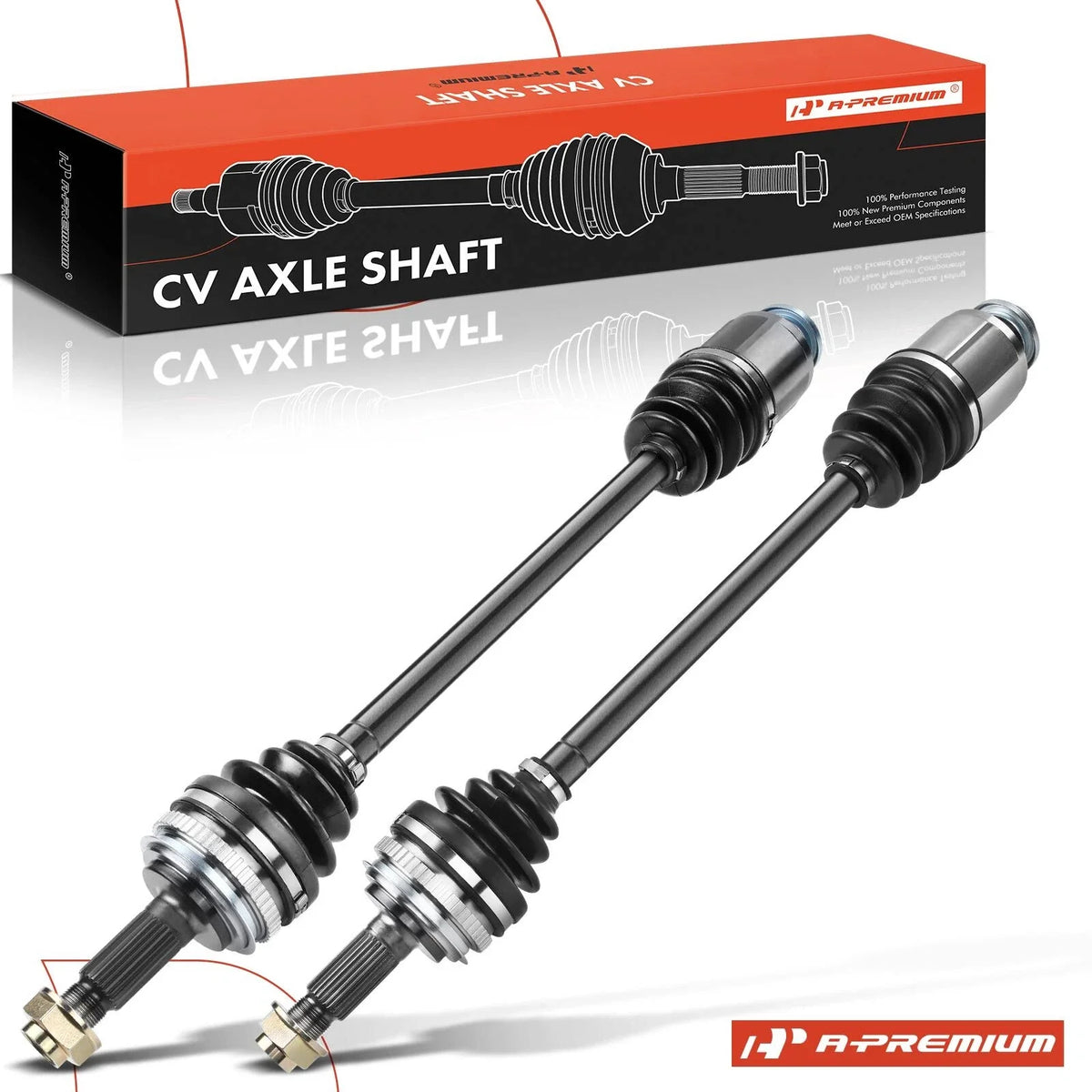 Pair Rear CV Axle Assembly for Honda Pilot, Ridgeline (2003–2013)