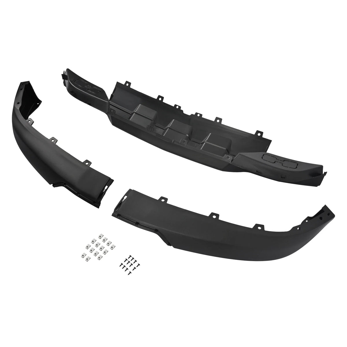 Front Valance Bumper for 2016-2019 Chevy Silverado 1500 with Tow Hooks