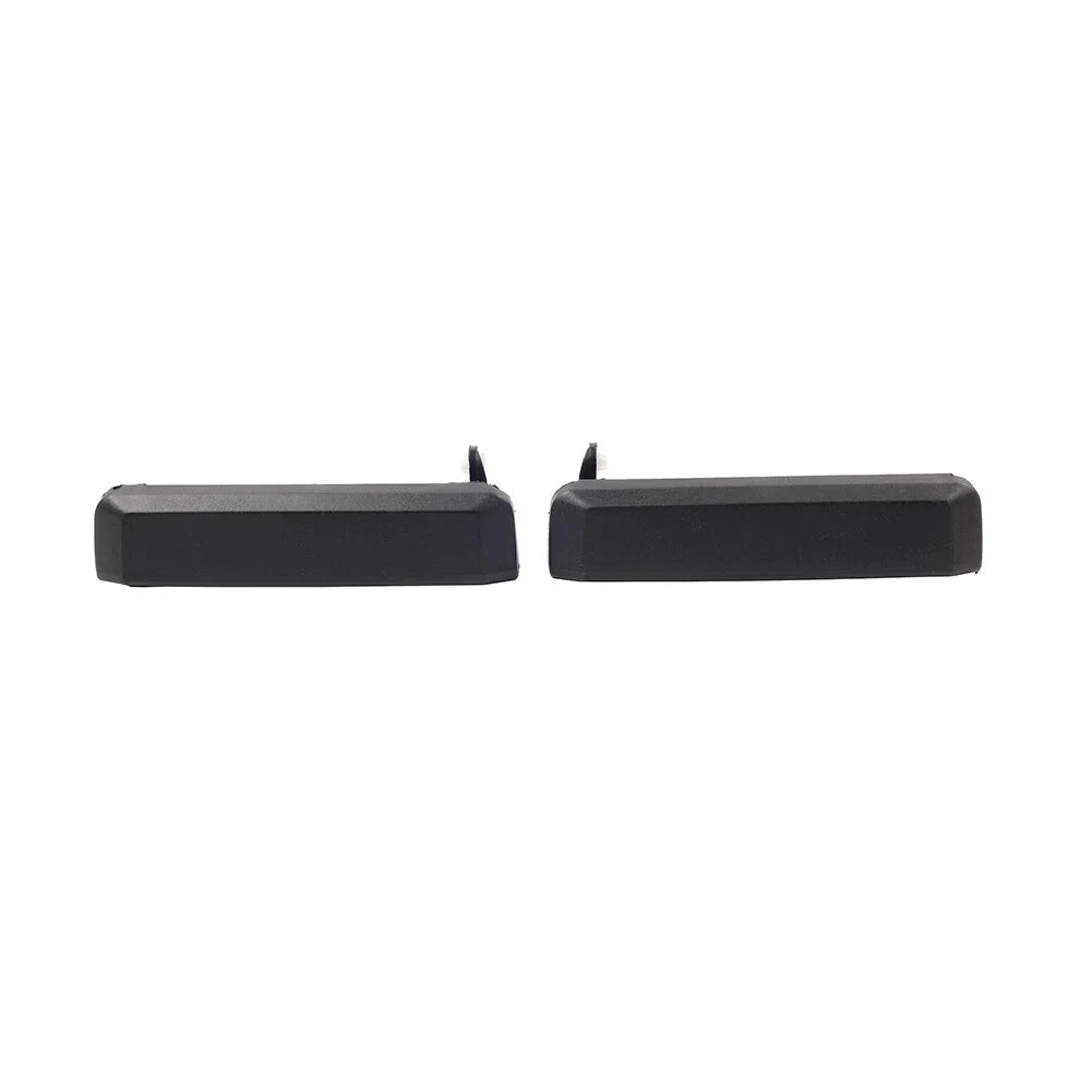 Set of 2 Black Exterior Front Left & Right Door Handles for Nissan D21 (1986–1997)