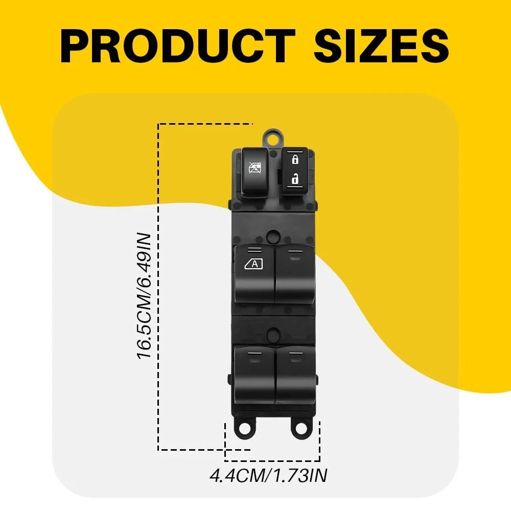 Left Front Power Window Switch for Nissan Frontier Xterra 2013-2019, 2007-2015