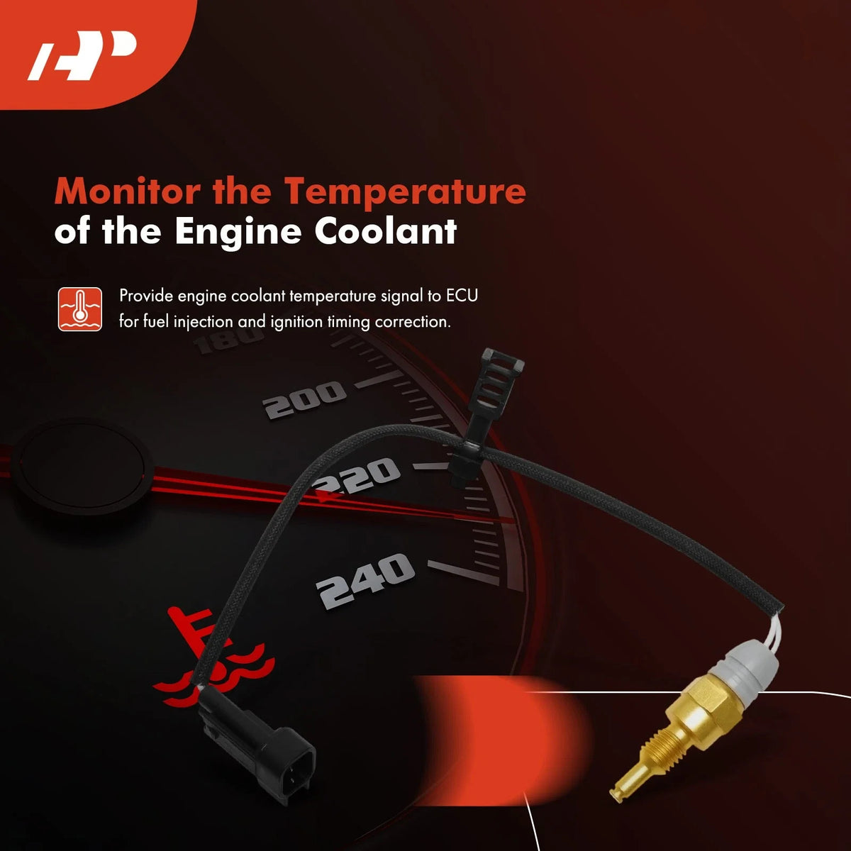 Temperature Sensor for EcoSport, Ford Focus (2015-2018), Fiesta (2014-2019)
