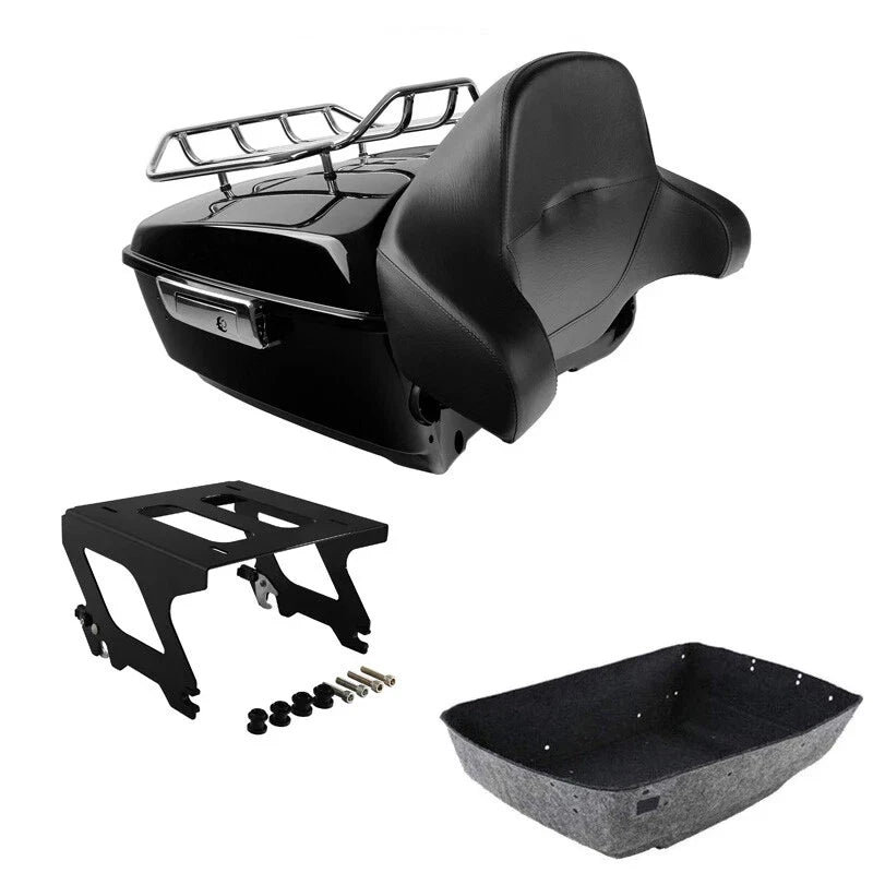 Trunk Backrest Solo Mount by King for Harley Low Rider ST (2018-2025)