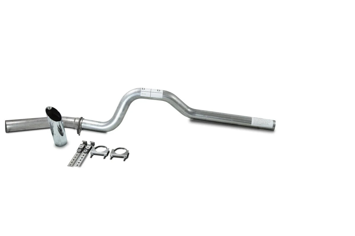Single 3" Exhaust Kit for Chevy GMC 1500 (2015–2018) No Muffler Slash Exit