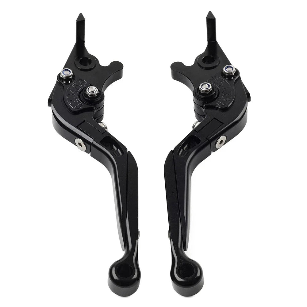 CNC Extendable Brake Clutch Levers for Suzuki GSXR600 GSXR750 (2004–2005) Black