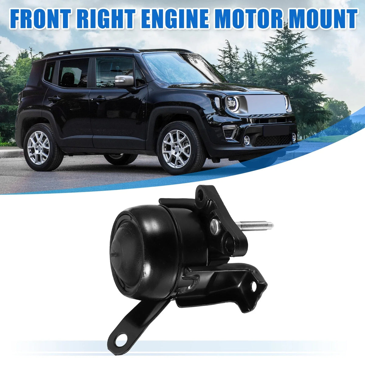 Front Right Engine Motor Mount with Bracket 12305-28151 for Toyota RAV4 (2006–2012)