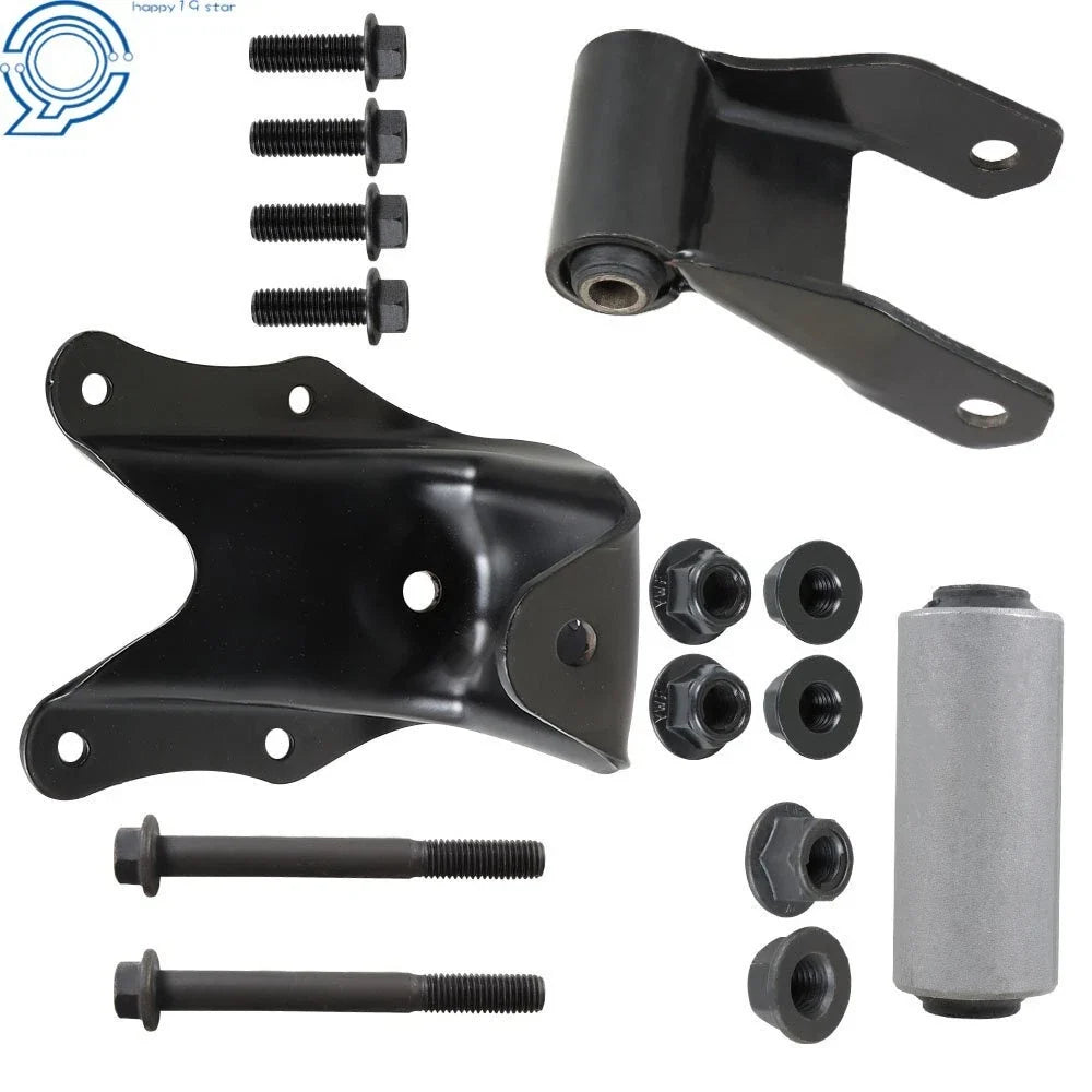 Rear Leaf Spring Shackle Bracket Kit for Ford F150 F250 F350 Bronco (1980–1996)