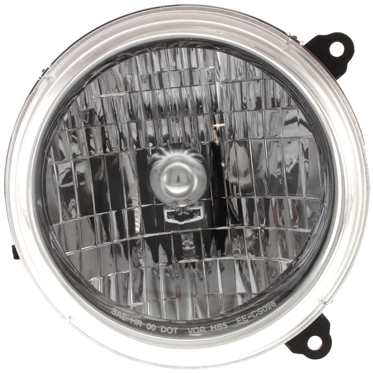 Set of 2 Halogen Headlights for Jeep Liberty (2002–2004) w/ Bulbs