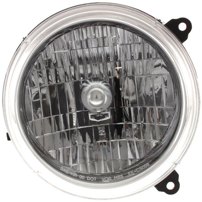 Set of 2 Halogen Headlights for Jeep Liberty (2002–2004) w/ Bulbs