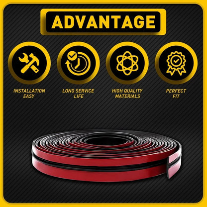 Rubber Molding Seal Trim - T-shape for SUV Windscreen & Sunroof (Universal)