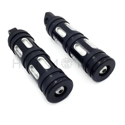 Black Foot Pegs for Street Glide/Road King/CVO Harley 1984-2017