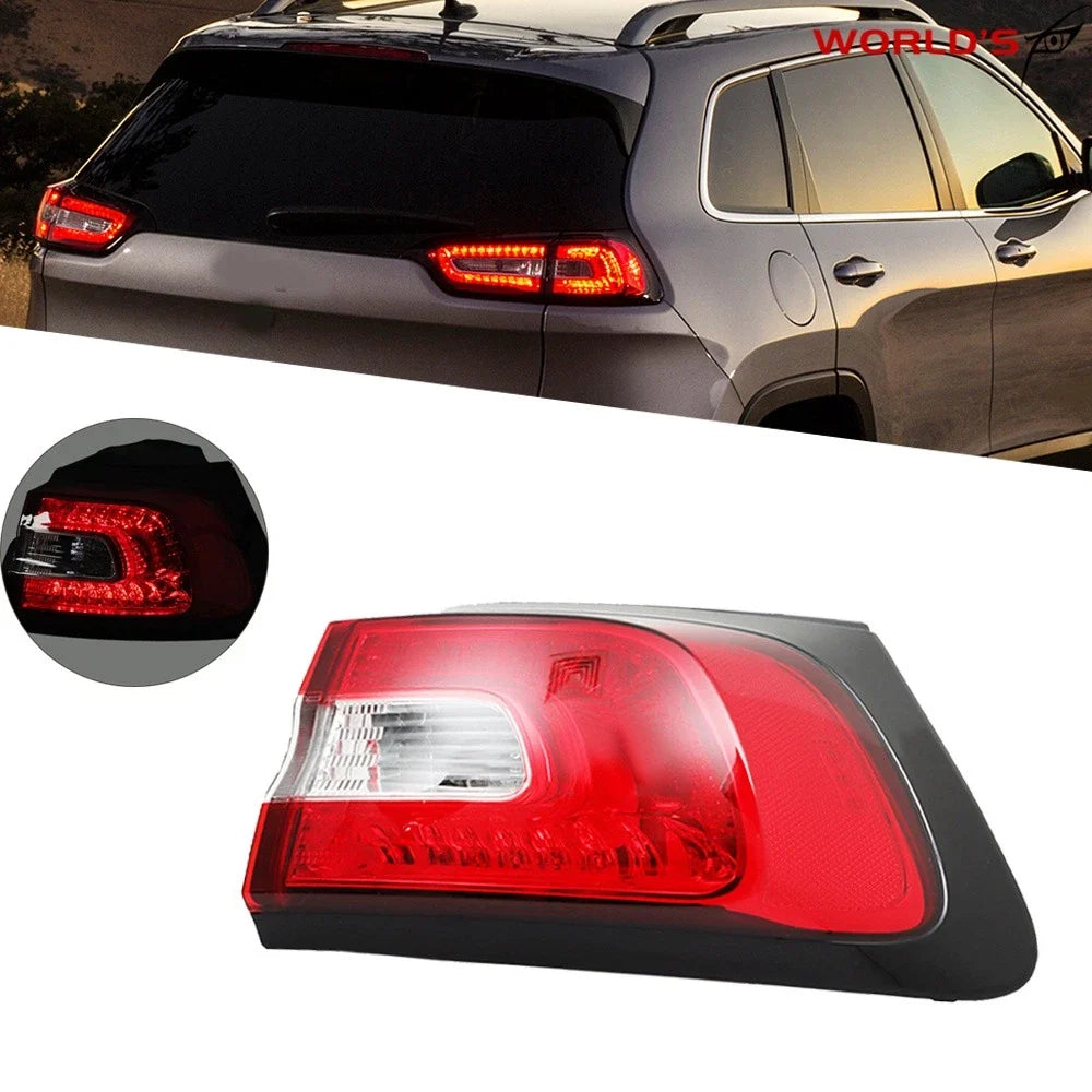 Right Tail Light for Jeep Cherokee (2014–2018) Clear Outer Rear