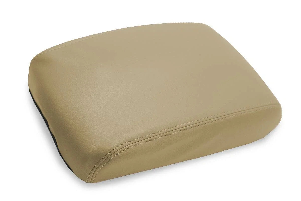 Leather Console Lid Pull Over Cover for Infiniti FX35 (2009–2012) Beige