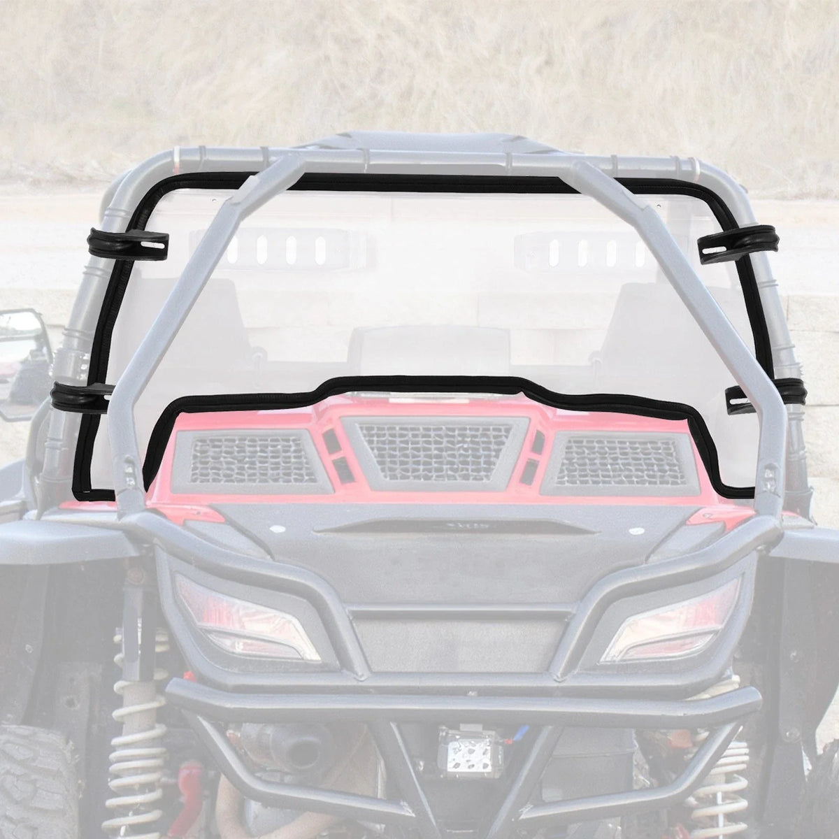 Vented Clear Plastic Panel Window for Arctic Cat Wildcat 2012-2019