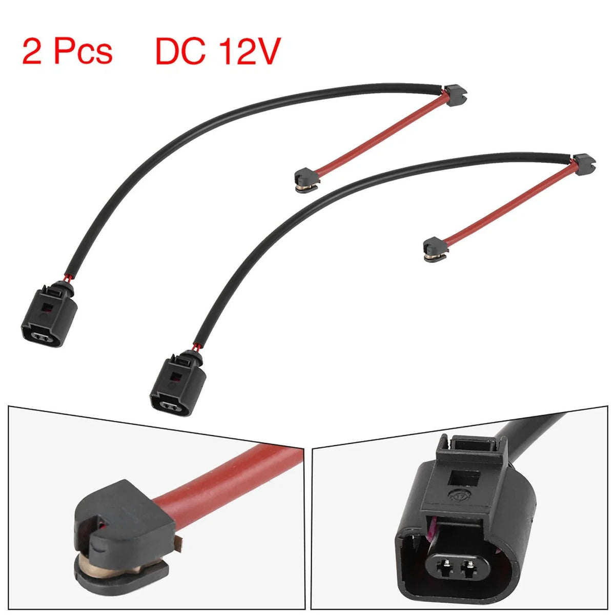 2X Front Brake Pad Electronic Wear Sensor for Audi Q7 (2006–2015)
