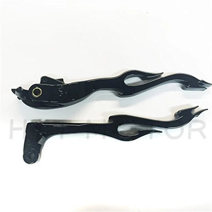 Flame Black Brake Clutch Levers for Honda CBR 954RR 2000-2003