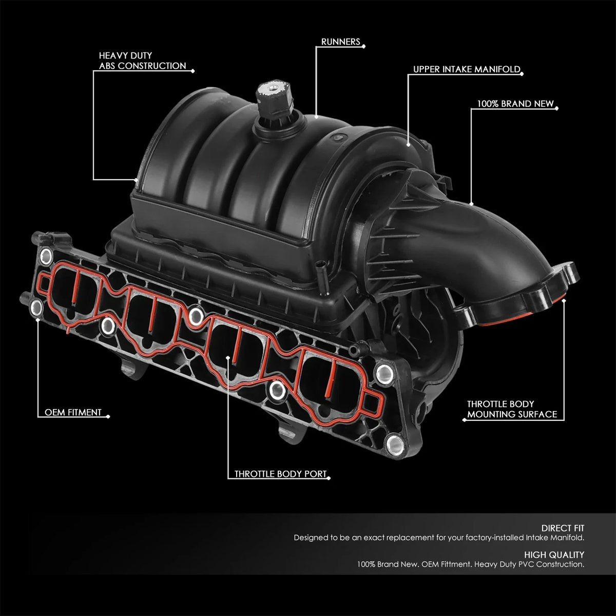 Engine Intake Manifold for Chevy Aveo Pontiac G3 (2009–2011)