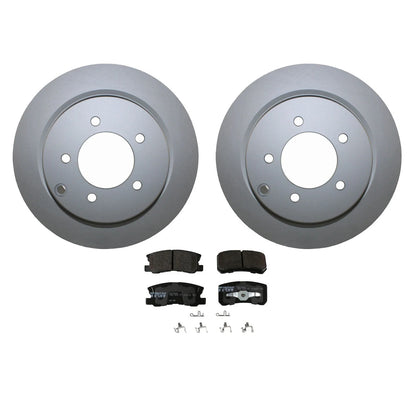 Rear Brake Kit with TRW Pads & 302mm Rotors for Chrysler Dodge Jeep