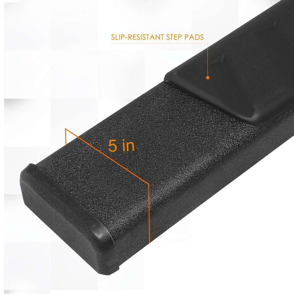 5" Running Boards Nerf Bar Pad Side Step for RAM 1500 Dodge 2009-2024