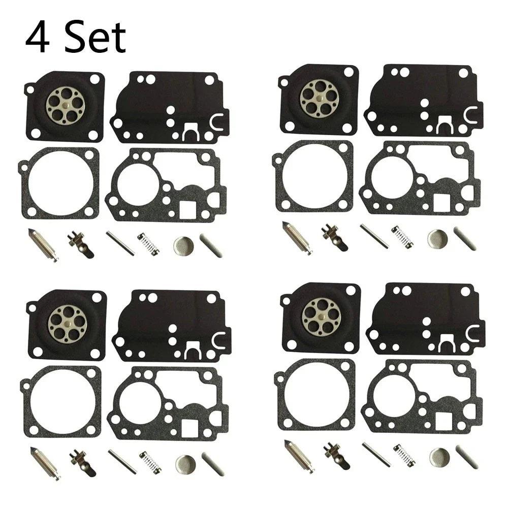 4-Piece Carburetor Gasket Repair Kit for Zama RB-142, Homelite C1U-W32