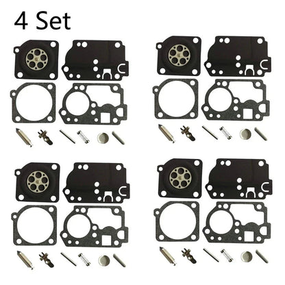 4-Piece Carburetor Gasket Repair Kit for Zama RB-142, Homelite C1U-W32