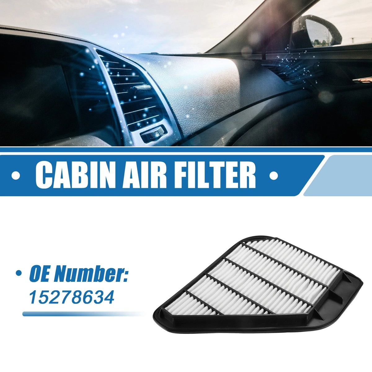 Cabin Air Filter No.15278634 & Engine Air Filter for Buick Enclave (2008–2017)