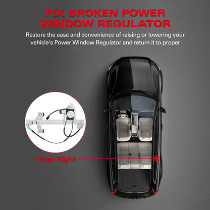 Power Window Regulator & Motor - Right Hand for GMC Envoy 2002-2007