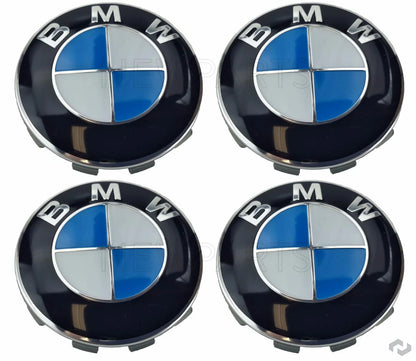 Wheel Center Caps - Set of 4 for BMW E63 E70 E88 E90 E92 E93